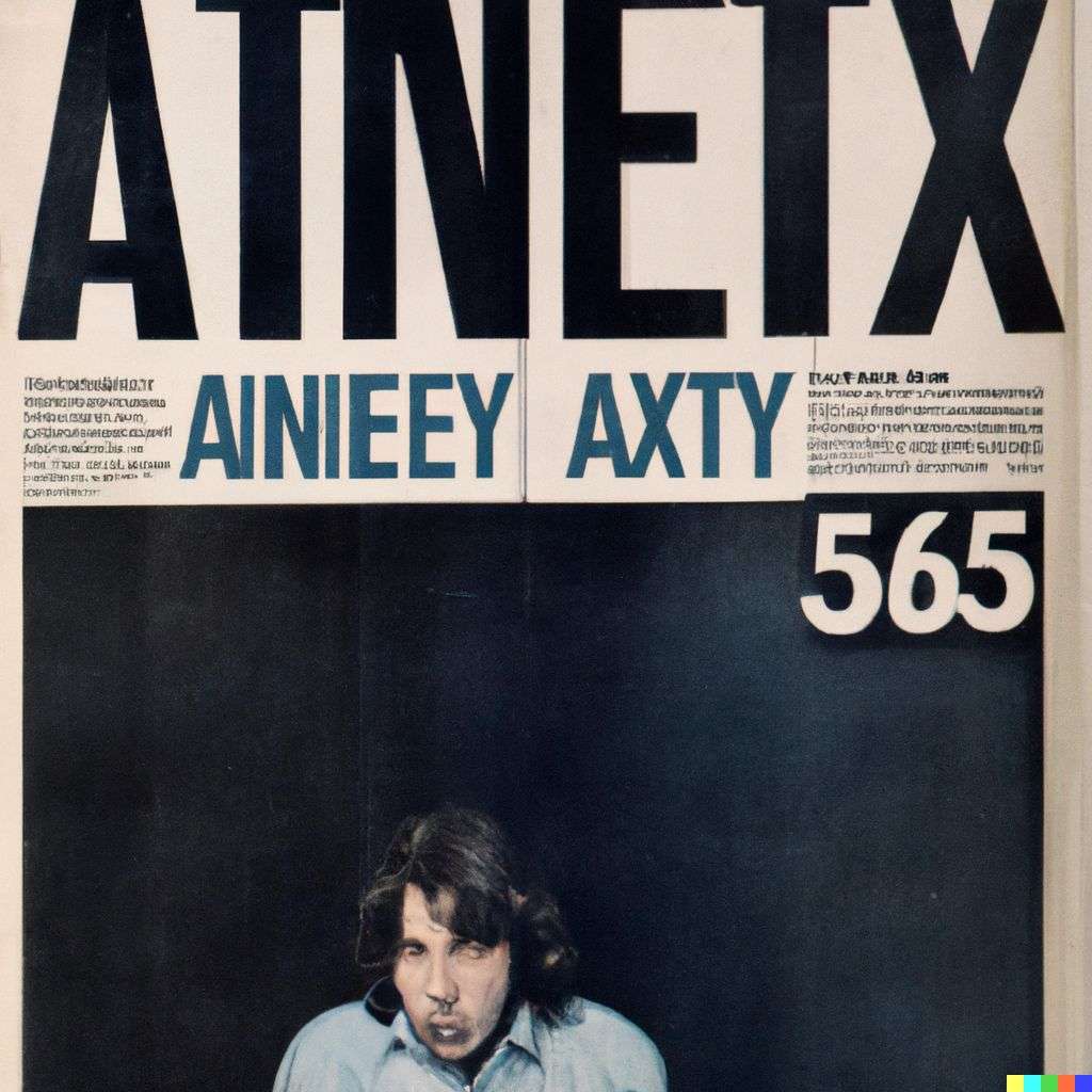 a representation of anxiety, front cover of Time magazine, 1980